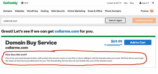 GoDaddy Scam about 